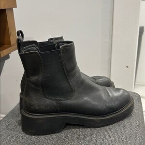 Steve Madden Black Combat Boots